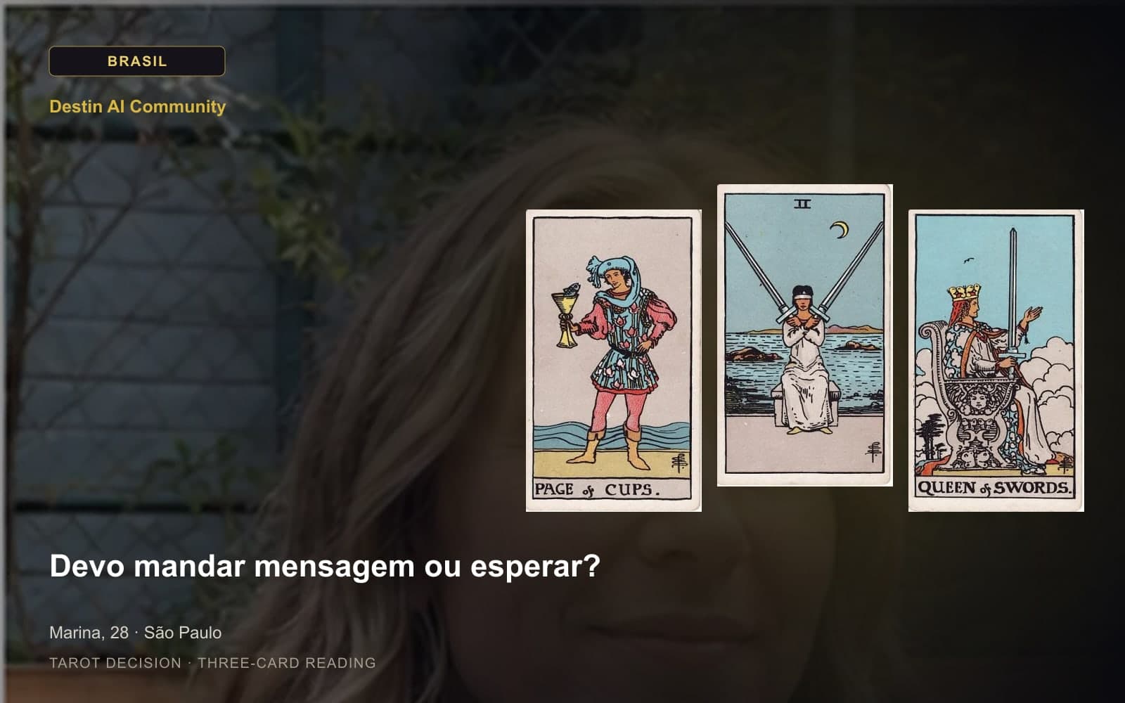 Should I send the message or wait? · São Paulo
