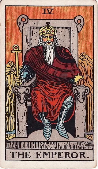 8. Outside influence: The Emperor, reversed