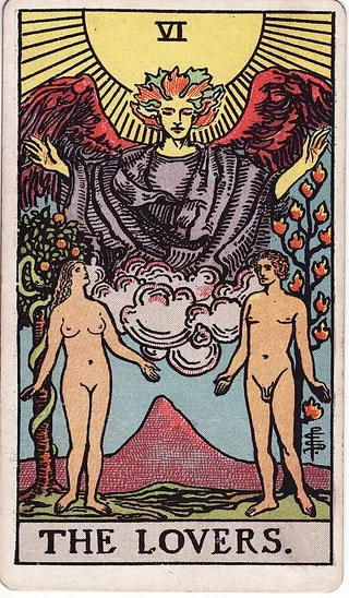 1 · Past: The Lovers, upright